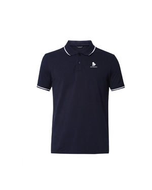 Jack & Jones Men's Tipping Polo T-Shirt Navy Blue